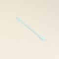 Light blue silicone mini spatula tool for cosmetic bottles and jam jars with dual heads - Small Light Blue