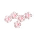 Rosa und transparente Acryl-Blumenperlen für DIY-Schmuck und handgemachte Accessoires - Rosa Blume
