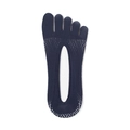 Men's low cut dark blue five-toe invisible socks with breathable hollow mesh design - One Size / Diamond Pattern Navy