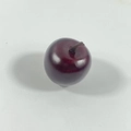 Realistic mini dark red artificial fruit prop with glossy finish for photography - Mini Dark Red Apple