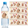Cute Capybara themed water bottle labels for boys birthday party decorations - Water Bottle Labels 10PCS-Capybara