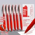 Red 0.5mm ST tip retractable gel pen set with soft rubber grip and steady ink flow - Boxed Set / Red