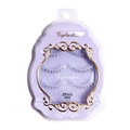 Set of 3 pairs natural false eyelashes N05 in purple packaging with gold trim - Sharpened Style N05(磨尖3Pairs-N05)