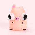 Pink pig squeeze toy with bulging eyes for stress relief and office desk decoration - Pop Out Eyes Pink Pig