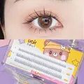 Individual cluster fairy lower eyelashes in 5mm and 6mm length for natural eye makeup - SY900 A-type Devil Fairy (Clusters)