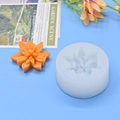 Molde de silicona de acebo para fondant, chocolate o adornos decorativos para tartas - Diseño de Flor de Nochebuena (40#)