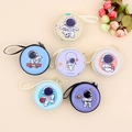 Cute astronaut cartoon round coin purses in various colors for Christmas gift - Astronaut