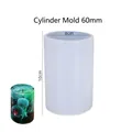 Dettaglio dello stampo cilindrico in silicone 60x100mm per resina e candele fai-da-te - Cilindrico 60mm