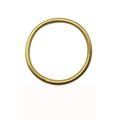 Bracciale rigido minimalista in oro opaco con elegante finitura spazzolata e design in metallo - Anello spazzolato oro opaco (30022)