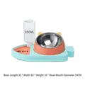 Distributeur d'eau 3-en-1 bleu en forme de poisson avec bol inox pour chats et chiens - Bleu clair / Bleu