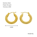 Twisted Rope Hoop Style (1312)