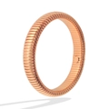 Rose gold Tubogas spring bracelet in titanium steel with a flexible spiral design - 10mm 18cm (Inner 5.5cm) / Rose Gold