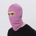 Outdoor cycling balaclava in purplish red high elastic windproof fabric model CC-22 - Purplish Red