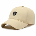 Casquette de baseball beige à séchage rapide avec broderie écusson pour le sport - Réglable / Kaki