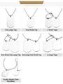 Collana con piastrina militare in acciaio inossidabile argento lucido e catena a palline - Collana con Targhetta Grande Singola / Acciaio Liscio