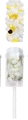 Spara coriandoli push-pop con dischi dorati e bianchi per decorazioni di feste ed eventi - Bianco con lettere dorate