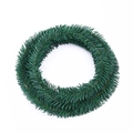 Ghirlanda natalizia verde da 5,5 m con fitti aghi di pino artificiali per decorazioni - 5.5M Verde (Larghezza 6.5cm)
