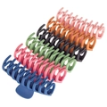 6-piece matte finish large shark hair clips set in assorted colors for thick hair - 6-Piece Set