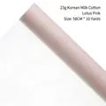 Dusty pink milk cotton floral wrapping paper roll 58cm x 10 yards for bouquet packaging - 23g Korean Milk Cotton (58cm*10 Yards) / Lotus root pink