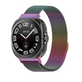 Correa milanesa arcoíris de metal para Samsung Galaxy Watch Ultra con cierre magnético - Universal para Watch Ultra/ Ultra2 / Arcoíris