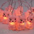 Pink squirrel LED string lights with warm glow for Christmas holiday decoration - Pink Squirrel (3m 20 LEDs - Constant & Flashing Battery Box)