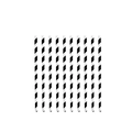 Fishing theme party supplies 10-piece black and white striped paper straws set - Black & White Striped Straws 10PCS