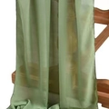 Elegant matcha green chiffon table runner for wedding and hotel dining table decoration - Grass Green