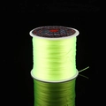 Elastic beaded bracelet string in neon yellow-green on a professional white spool - Neon Yellow