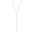 Elegante collana a Y dorata con tredici delicati ciondoli a farfalla per le donne alla moda - Farfalla