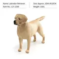 Realistic cream Labrador Retriever dog figurine model, 16x10cm durable PVC toy - Standing Labrador (PL127-2269)