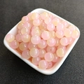 Round 8mm pink and yellow gradient glass beads for DIY jewelry making and craft projects - 8mm / A16# Yellow Pink Gradient (8MM)
