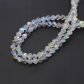 6mm gefacetteerde kristalglazen kralen met aurora AB regenboogcoating voor sieraden - 6mm (ca. 100 stuks) / Half AB Iriserend