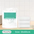 Disposable pearl texture cotton towels 30x60cm, 2-pack set in travel pouch - Towel Model D / White