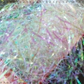 Iridescent holographic shredded plastic filler for gift packaging with shiny colorful texture - 100g Pack / Iridescent Multi-color