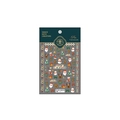 Stickers Ongles Noël 3D en Relief TS-1824 avec Motifs Père Noël et Rennes de Fêtes - TS-1824 Cadeau de Noël - Nouveau Relief