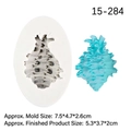 Shell and conch fondant mold for marine themed cake decorating and DIY soap making - Style 5 Conch (7.5*4.7*2.6cm) / Gray