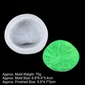 Stampo in silicone foglia di loto per mousse al cioccolato e sapone artigianale - Foglia di Loto / Trasparente