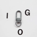 Gancio a girevole grigio opaco a 360 gradi con fibbia a U per accessori fai-da-te - Grigio