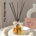 Westin White Tea reed diffuser set with glass bottle, dried flowers and black sticks - 100ml / White Tea