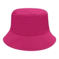 Quick-dry lightweight bucket hat in bright rose red with reinforced stitching detail - M (56-58cm) / Rose Red