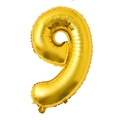 Giant 40-inch golden number 9 foil balloon for birthday and party decorations - Gold Style 9