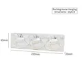 Set di tre decorazioni natalizie a forma di cavallo a dondolo argento in scatola - Set di 3 / Argento