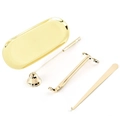 Gold 4-Piece Set (Bell Snuffer + Tray)