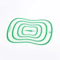Flexible medium green plastic cutting board with carrot print and non-slip textured surface - Medium / Green