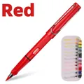Ergonomic red inkless eternal pencil with a metal clip and visible window design - Small Rod HB / Red