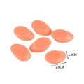 Set of 6 miniature realistic PVC ham sausage slices for dollhouse kitchen DIY play - 2.8cm Sausage Slice