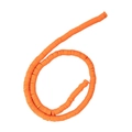 Orange flat clay heishi disc beads for DIY jewelry and handmade bracelets - Orange