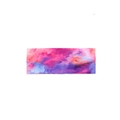Elastic wide headband with colorful abstract gradient print for sports and yoga - Abstract Color Gradient