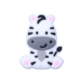 Cartoon zebra silicone bead for baby pacifier clips and teething jewelry accessories - Zebra