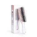 Scalp massage hairbrush in white and pink finish with matching branded packaging box - Standard Size / Pearly Gradient Pink White